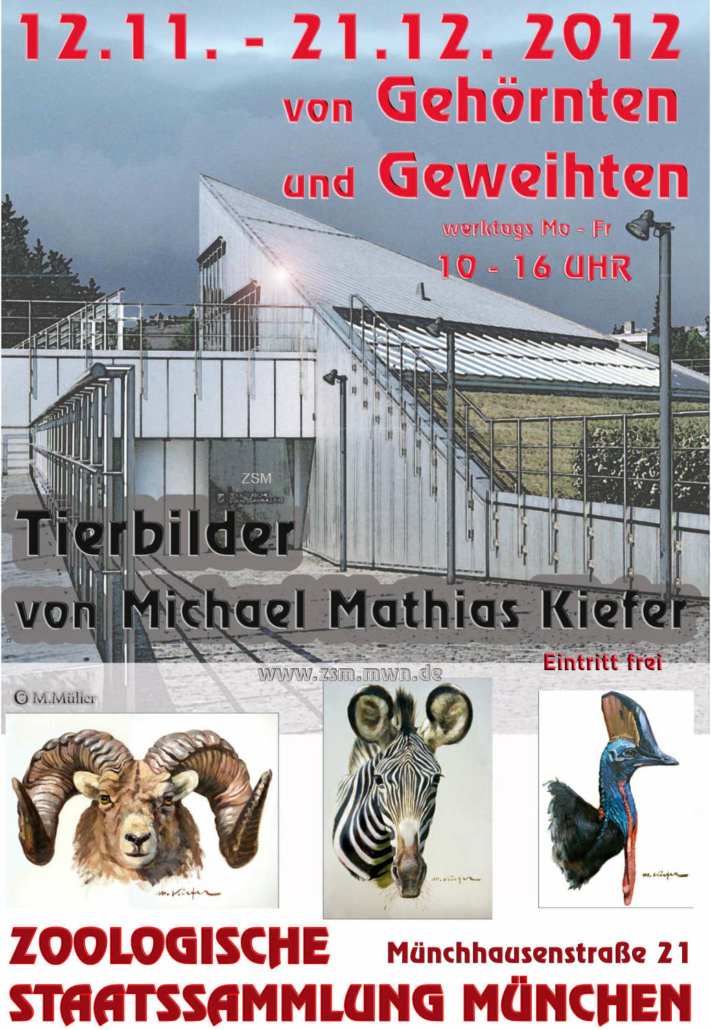 2012 Kiefer Ausstellung Von Gehörnten und Geweihten